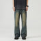Calça Jeans Folgada Masculina Azul Ferrugem Estilo Retrô