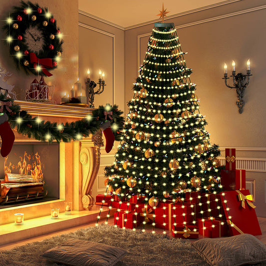 Luces Navideñas Decorativas para Exterior - Iluminación de Patio y Jardín