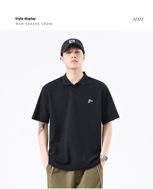 Polo Ejecutivo de Verano con Bordado Elegante para Hombre - Image 18