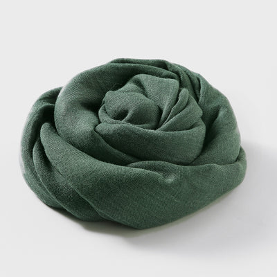 Pañuelo Artístico de Algodón y Lino - Colores Sólidos Elegantes - Image 6