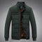 Chaqueta Acolchada de Invierno para Hombre con Cuello Alto