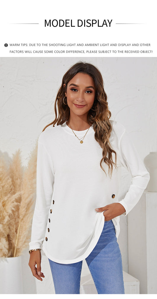 Blusa Casual para Mujer con Botones y Mangas Largas - Image 9