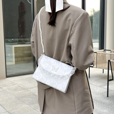 Bolso de Cadena de Perlas para Influencers - Estilo Verano - Image 9