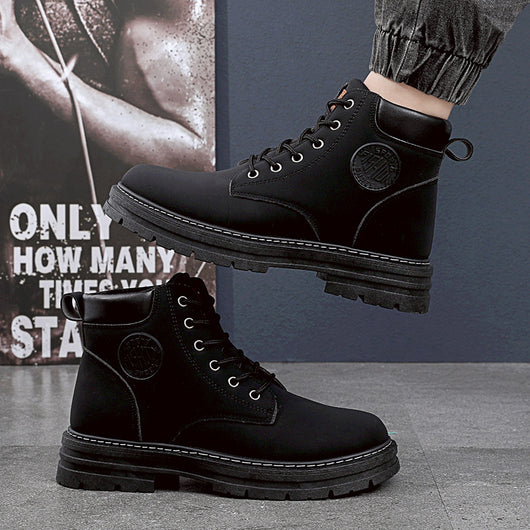 Botas de Invierno para Hombre con Tacón Grueso y Diseño Moderno - Image 3