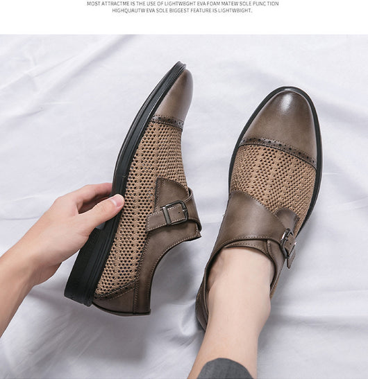 Sandalias de Cuero Respirable con Punta Afilada - Comodidad Casual - Image 25