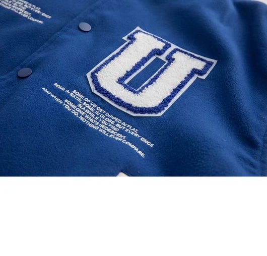 Chaqueta Hip Hop Talla Grande para Hombre - Estilo Casual Universitario - Image 6