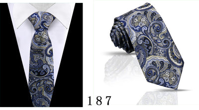 Corbata Casual Ejecutiva de Poliéster Jacquard para Hombre - Image 52
