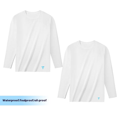 Camiseta Básica Antitinción de Algodón Xinjiang para Hombre - Image 5