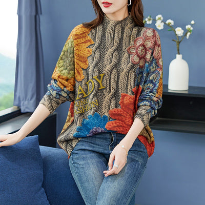 Suéter Tejido Personalizado Talla Grande con Estampado - Image 12