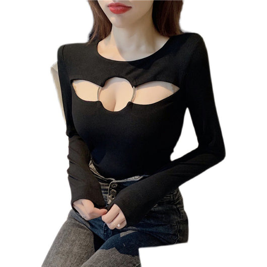 Blusa Retro Estilo Hong Kong para Mujer con Detalles Calados - Image 7