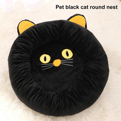 Cama Nido para Gatos en Forma de Gato Negro - Cómoda y Acogedora con Soporte Cervical - Image 7