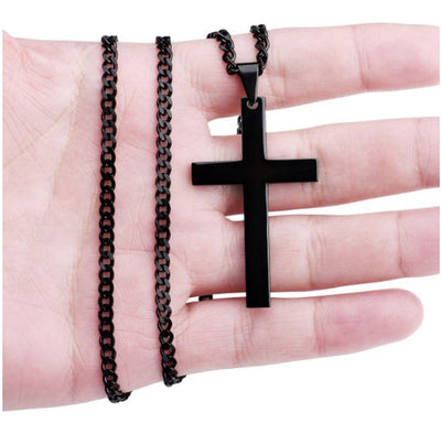 Colgante de Cruz para Hombre | Joyería Clásica de Acero Inoxidable - Image 4