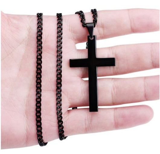 Colgante de Cruz para Hombre | Joyería Clásica de Acero Inoxidable - Image 4