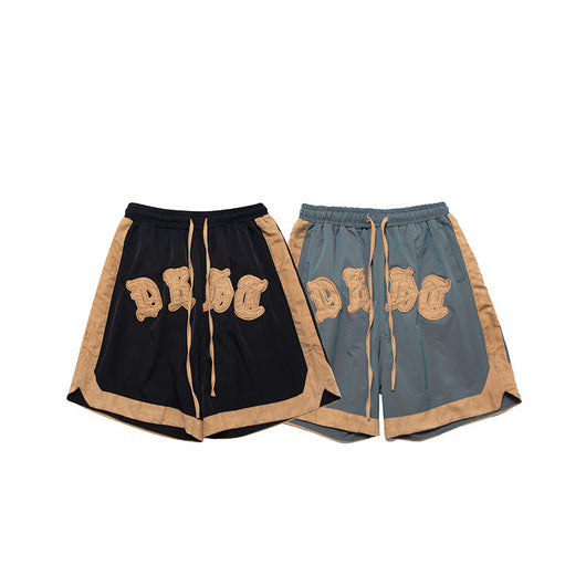 Shorts Góticos con Panel Bordado Estilo Urbano - Image 9