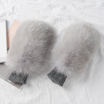 Guantes Invierno Mujer Piel de Zorro - Calidez y Elegancia - Image 15
