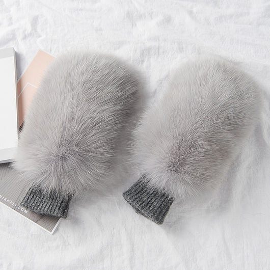 Guantes Invierno Mujer Piel de Zorro - Calidez y Elegancia - Image 15
