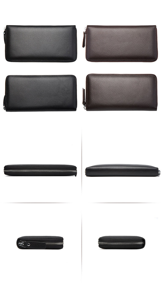 Billetera Larga de Cuero Genuino Premium - Portamonedas Ejecutivo - Image 9