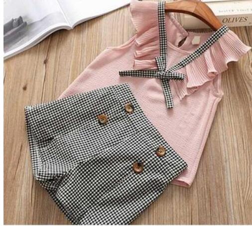 Conjunto Infantil de Verano con Blusa de Moño y Shorts - Image 15