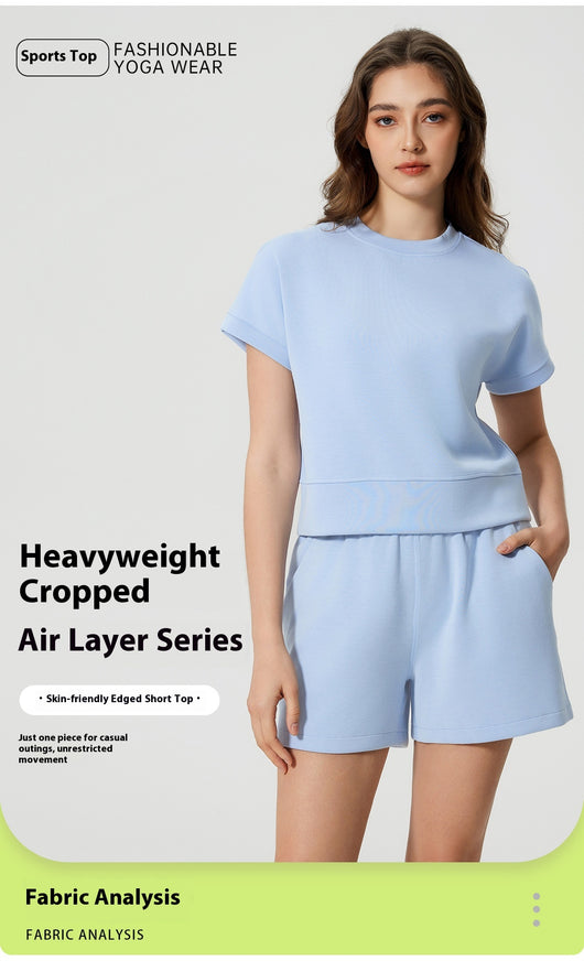 Playera Yoga Suelta Transpirable con Tecnología Air Layer - Image 15