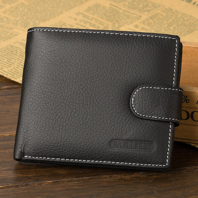 Billetera Corta Retro con Hebilla Multifuncional para Hombre - Image 6