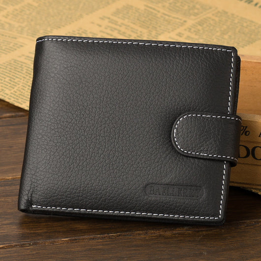 Billetera Corta Retro con Hebilla Multifuncional para Hombre - Image 6