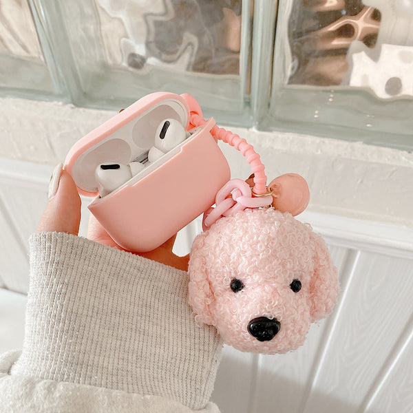Funda Protectora para Auriculares Bluetooth con Diseño de Cachorro