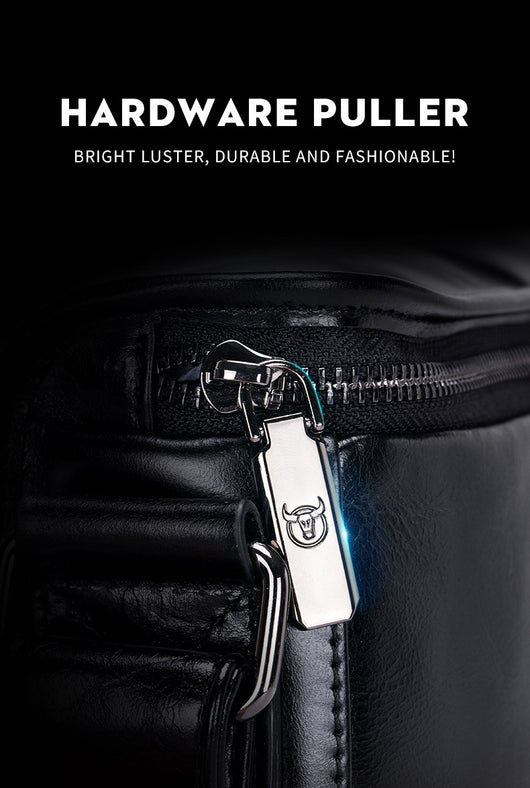 Bolso Bandolera Cuero Hombre Pequeño Cuadrado Horizontal - Image 28