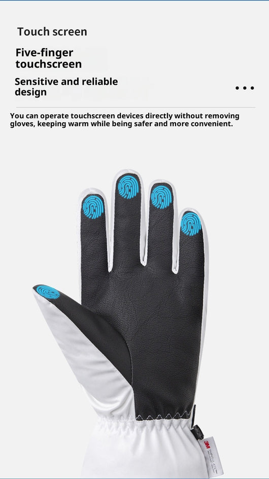 Guantes Esquí Impermeables con Pantalla Táctil para Hombre y Mujer - Image 12