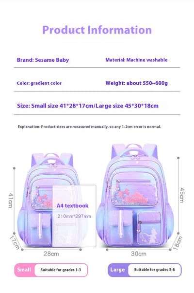 Mochila Escolar Infantil con Protección Dorsal y Gran Capacidad - Image 19