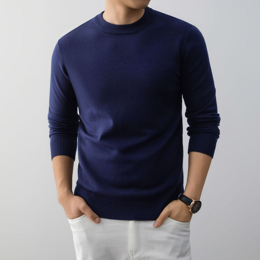 Suéter Minimalista de Cuello Redondo para Hombre - Image 17