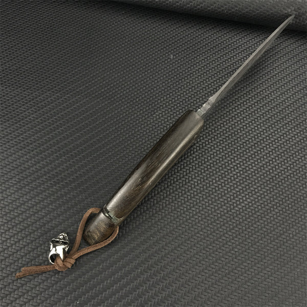 Cuchillo Táctico de Defensa Personal con Hoja de Acero Endurecido