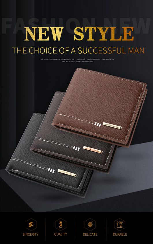 Billetera Retro para Hombre con Múltiples Compartimentos de Tarjetas - Image 9