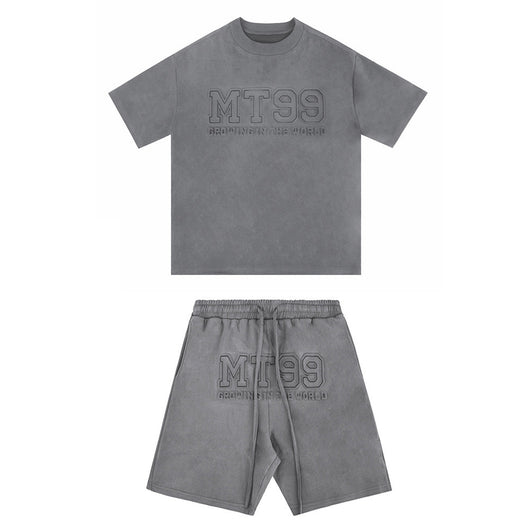 Conjunto Deportivo Japonés: Playera y Shorts Minimalista - Image 4