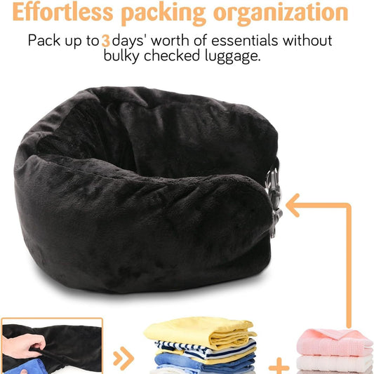 Almohada Cervical Rellenable Multifuncional para Viajes - Image 2