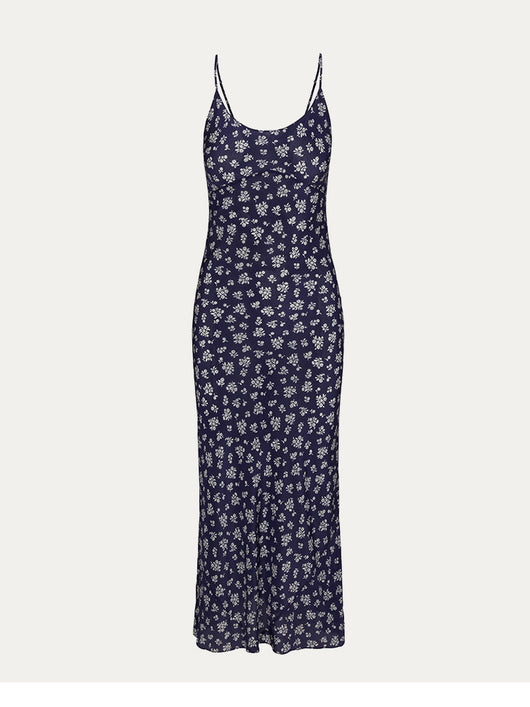 Vestido Largo de Seda con Corte Diagonal y Espalda Descubierta - Image 17