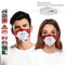 Mascarilla Protectora con Diseño Navideño Impreso Digitalmente