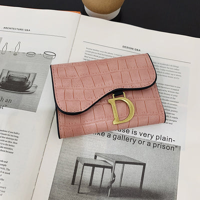 Cartera Plegable de Cuero Suave para Mujer - Colores Sólidos - Image 7