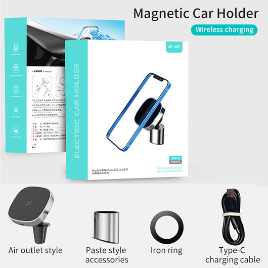 Soporte Magnético para Celular con Carga Inalámbrica para Auto - Image 25