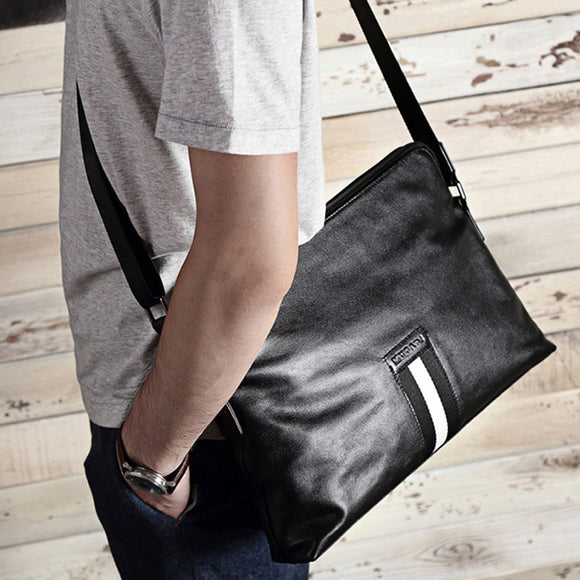 Bolsa Mensajero de Cuero Resistente para Hombre - Estilo Ejecutivo