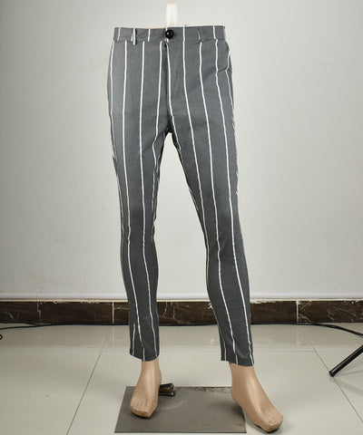Pantalones Casuales a Rayas para Hombre - Image 11
