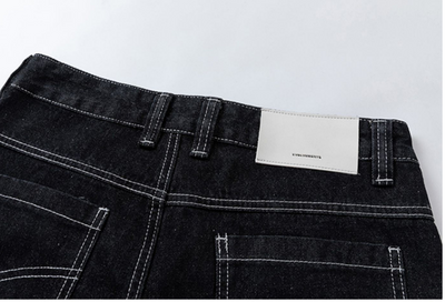 Pantalones Vaqueros Retro Holgados con Cierre Decorativo para Hombre y Mujer - Image 15