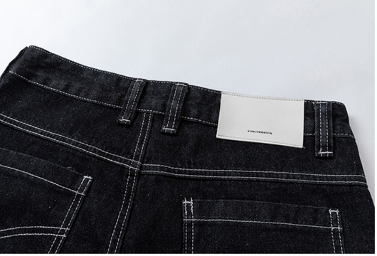 Pantalones Vaqueros Retro Holgados con Cierre Decorativo para Hombre y Mujer - Image 15