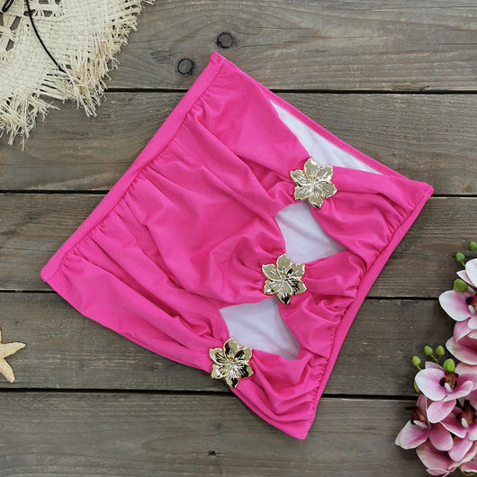 Traje de Baño Enterizo Elegante con Falda y Escote Hueco - Image 11