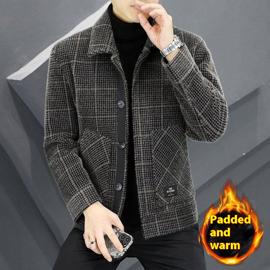 Chaqueta de Lana Casual para Negocios Otoño-Invierno - Image 10