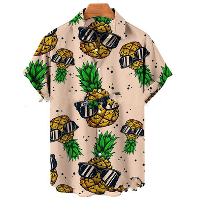 Camisa Casual Slim Fit con Estampado 3D para Hombre - Image 21