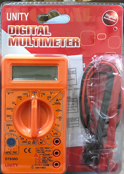 Multímetro Digital Compacto DT-830D con Alarma Sonora - Image 2