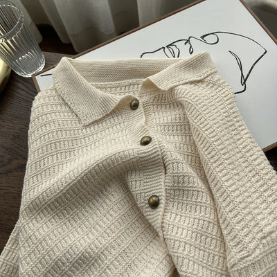 Cardigan Retro Oversized para Mujer - Estilo Cómodo y Desenfadado - Image 3