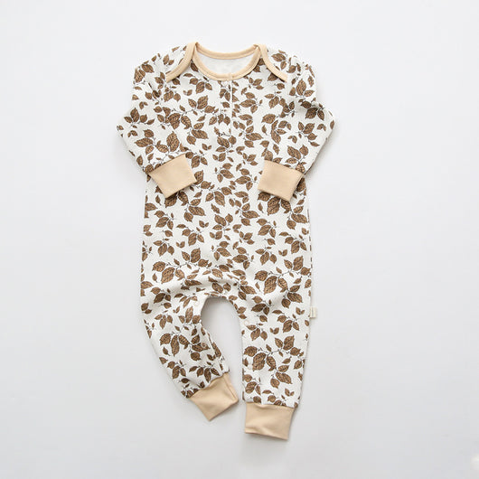 Enterizo de Algodón con Cuello y Estampado para Bebé - Image 9