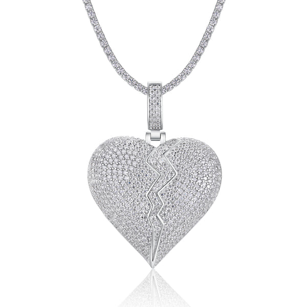 Collar Telepathy - Colgante de Moissanita Premium S925 Plateado y Platinado