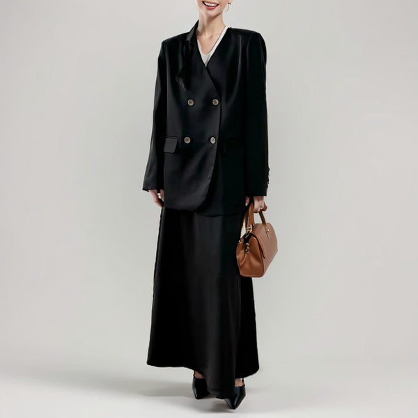 Traje Ejecutivo de Doble Botonadura para Mujer